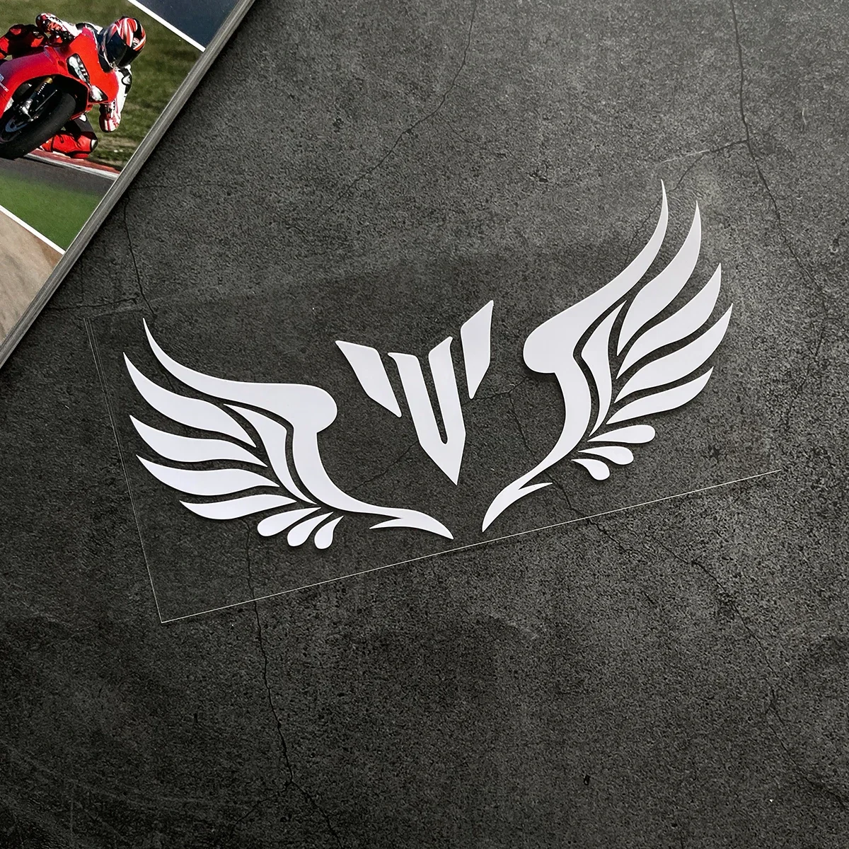 

Светоотражающие наклейки для мотоцикла с крыльями ангела, топливный бак, лобовое стекло, аксессуары для шлема, наклейка для Yamaha MT серии MT 07 MT-09 mt 03