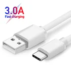 Оригинальный кабель с разъемом типа C USB C зарядное устройство кабель 0,2 м1 м2 м3 м 3A шнур для быстрой зарядки и передачи для Xiaomi Mi; Большие размеры 9, 10, 11, ProMate 10 Lite Redmi Note 9S 8 9 Pro