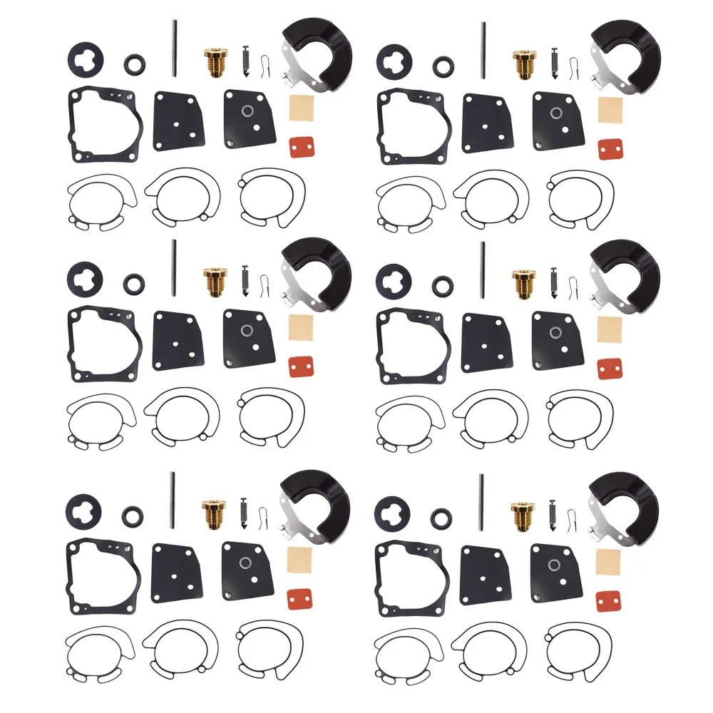 Наборы карбюраторов для Johnson evinгруб V4 V6 (90-175 HP) 438996 18-7247 436852 6 шт.