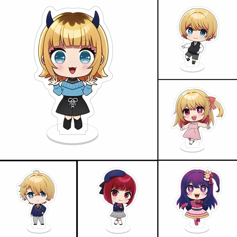 Фигурки аниме OSHI NO KO Hoshino Rubii Ai Arima Kana 10 см акриловая подставка модель тарелка декор