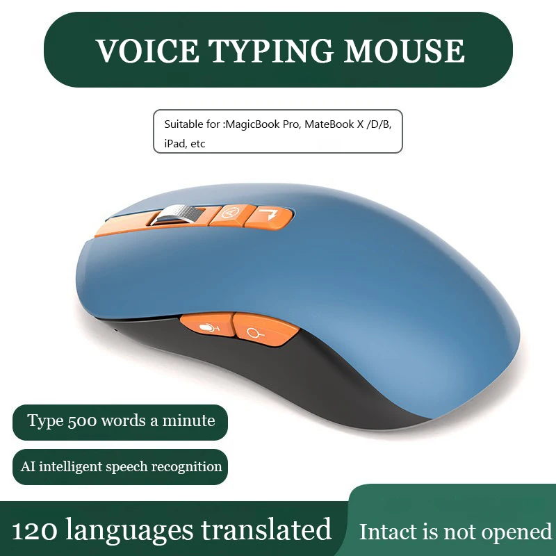 

AI Artificial intelligence voice mouse wireless Bluetooth charging voice recognition translation typing office multi-functional