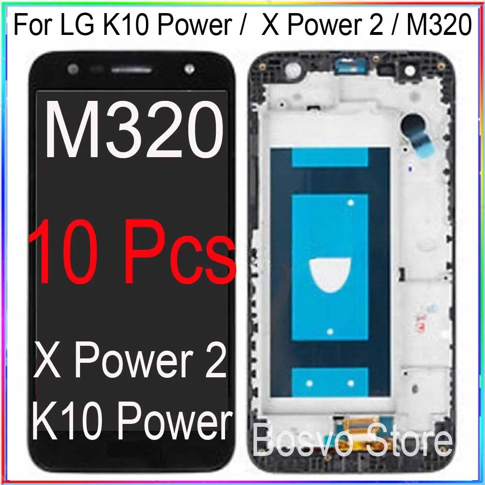 Оптовая продажа 10 шт./лот для LG K10 Power ЖК-дисплей с сенсорным дигитайзером в сборе X