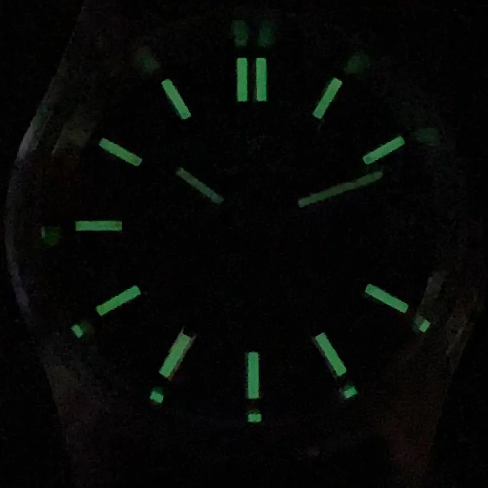 Мужские светящиеся часы тандорио с циферблатом 20 АТМ