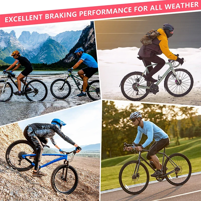 Дисковые Тормозные колодки BUCKLOS из металла для велосипеда гидравлические