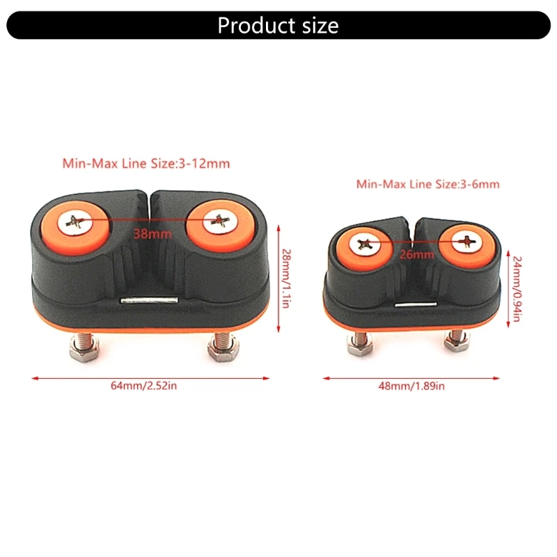 Двухрядный подшипник для каяка зажим веревки Fairlead яхты навесов и линий T3EF