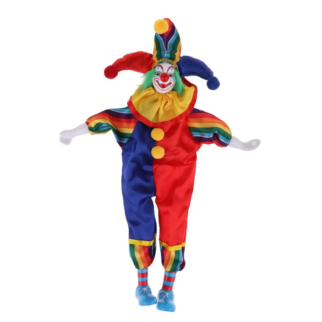 Фарфоровые куклы Арлекин Фигурки Забавные игрушки Декор дисплея