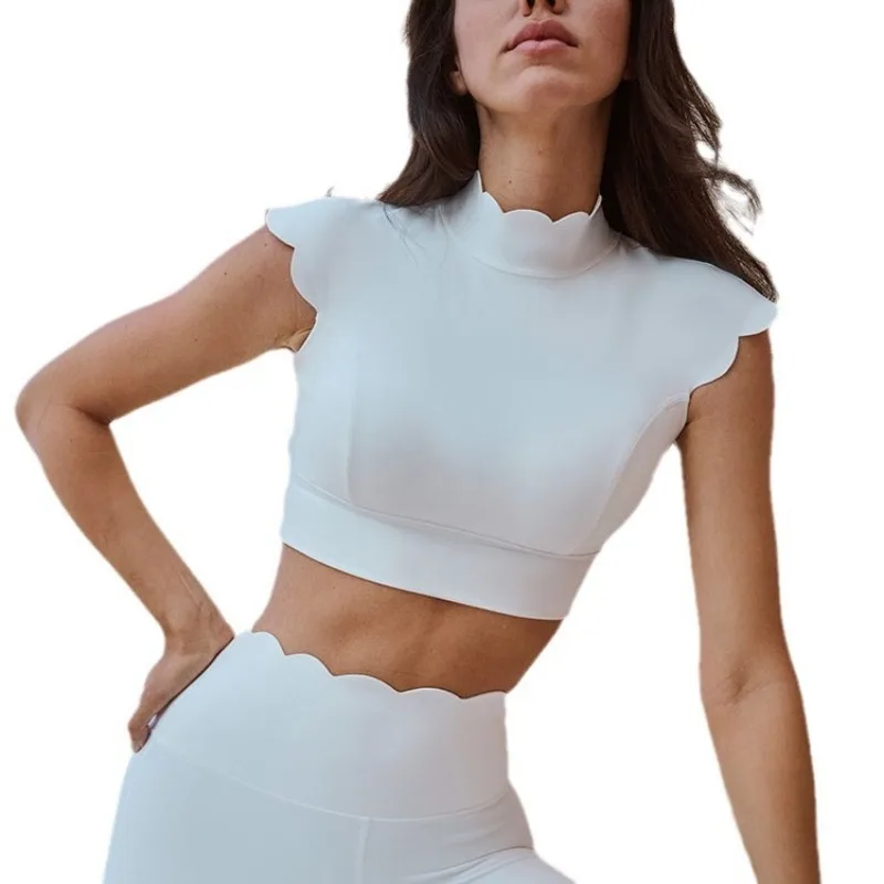 Майка с открытой спиной облегающая удобная дышащая верхняя одежда бюстгальтер