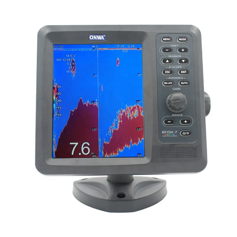 

KFISH 7 inches echo sounder marine LCD Fish Finder