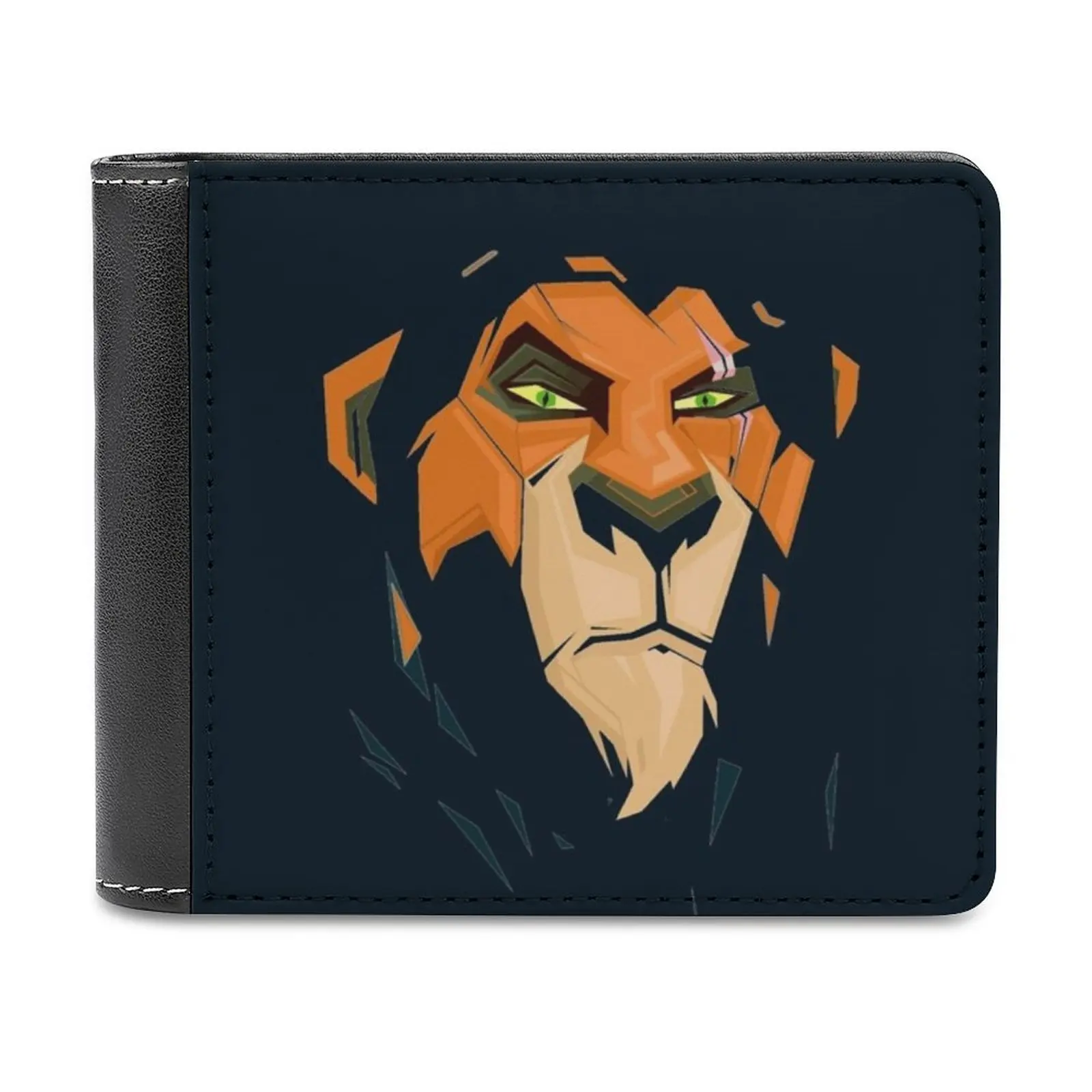 

Кожаные кошельки со шрамом, мужской кошелек, держатели для кредитных карт, высококачественный кошелек со шрамом, левом, король, Fdz, комикс Марсель, детский фильм