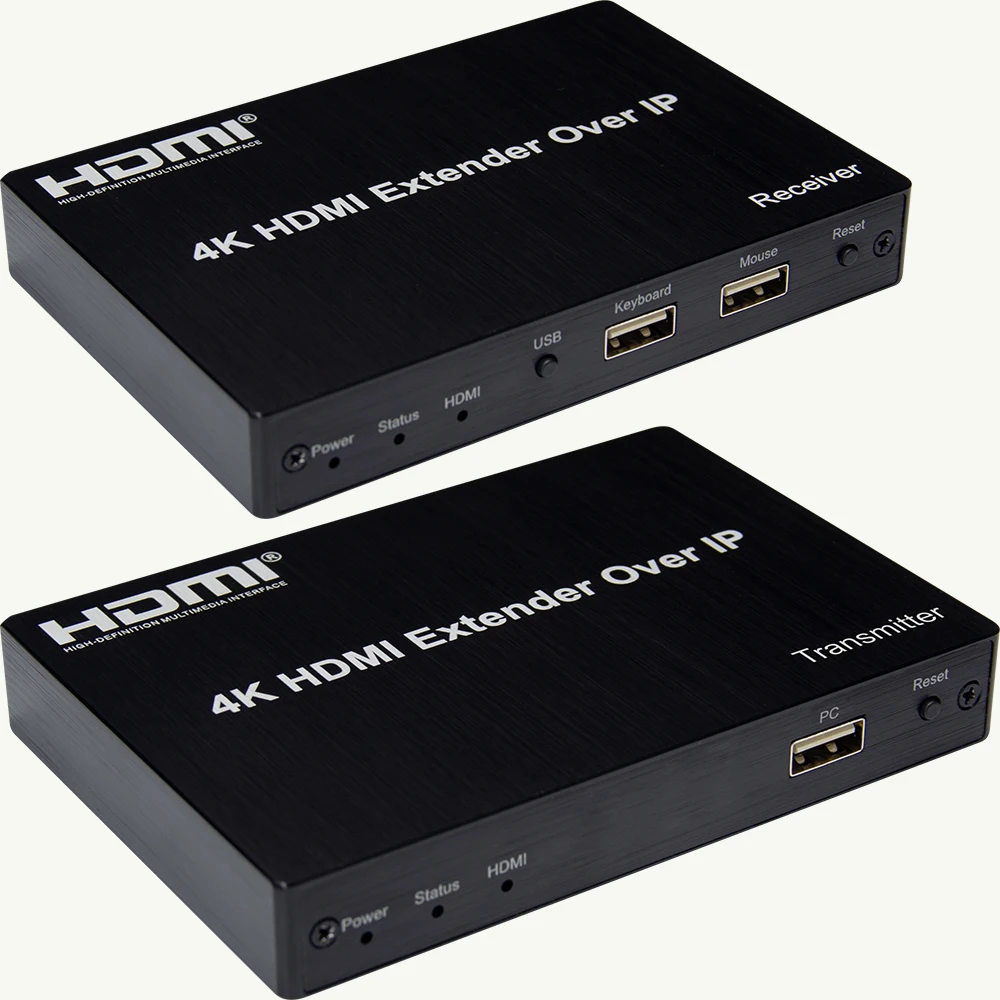 LORYI 4K30HZ HDMI KVM Extender Over IP Cat5e/6 Ethernet-кабель до 150 м/ФТ передатчик и приемник IR Loop Out без