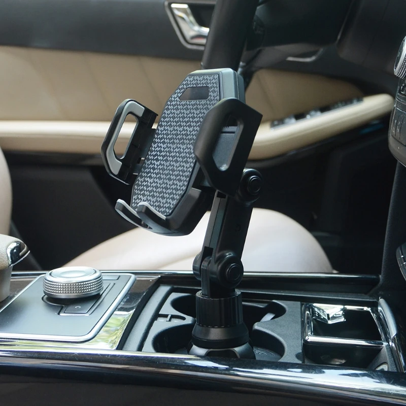 

Car Cup Holder Phone Mount Adjustable Automobile Cup Cradle Bracket for phone 11 Pro 12 Max/XR/XS/X 8 7 J60A