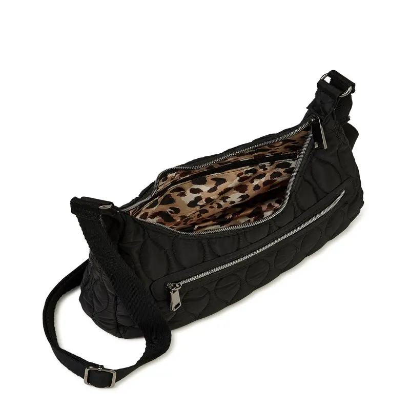 Women's Tina Mini Nylon Crossbody Black