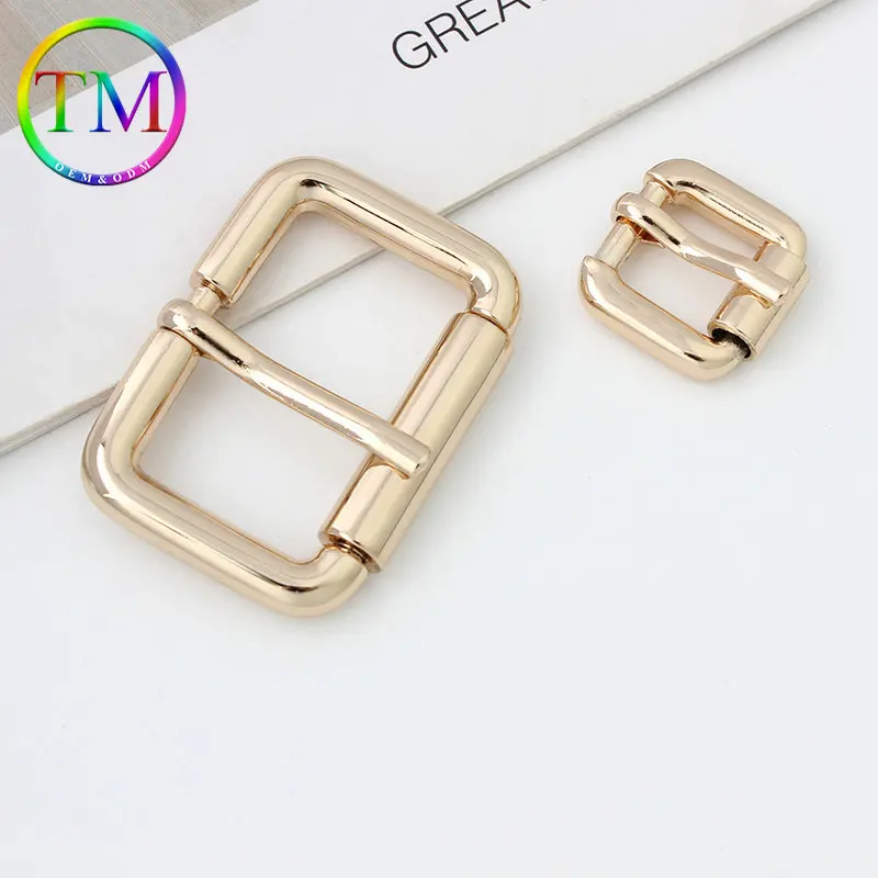 10-50Pcs 6Colors Metal Single Pin Buckle Handbag Strap Square Ring Adjuster Buckle For Belt Leather Craft Accessories