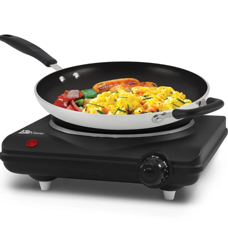 

Single Cast Burner Hot Plate, Black