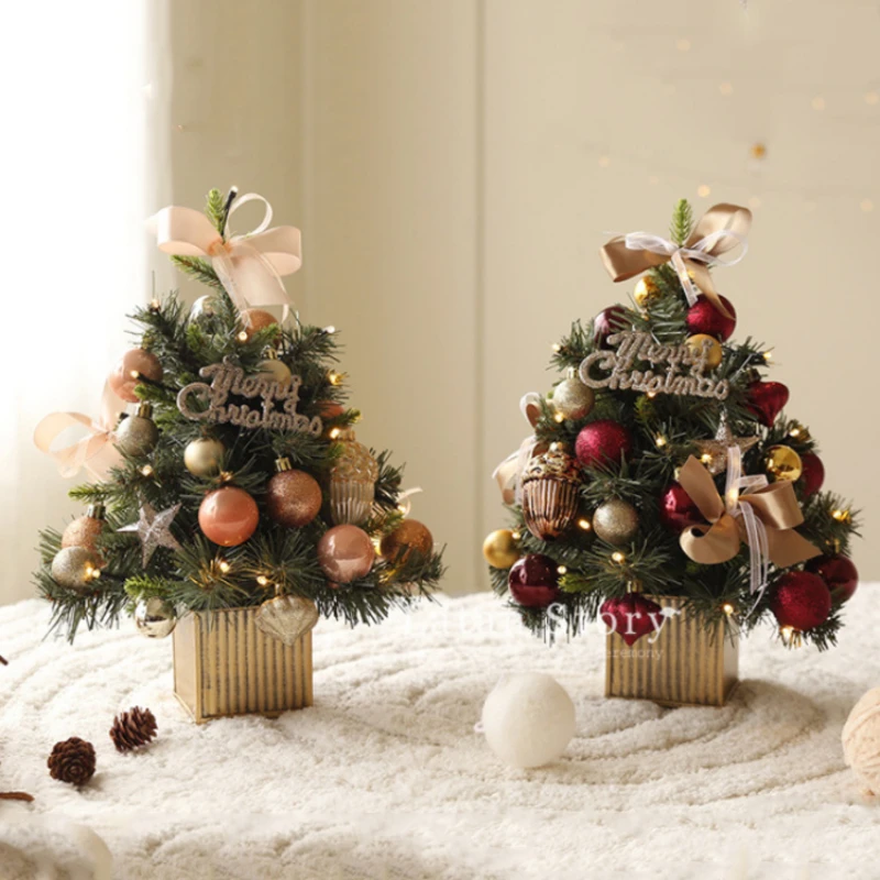 

Beautify Desk Indoor Or Outdoor Ornament Christmas Lighting Tree With Accessories For Home Decoration