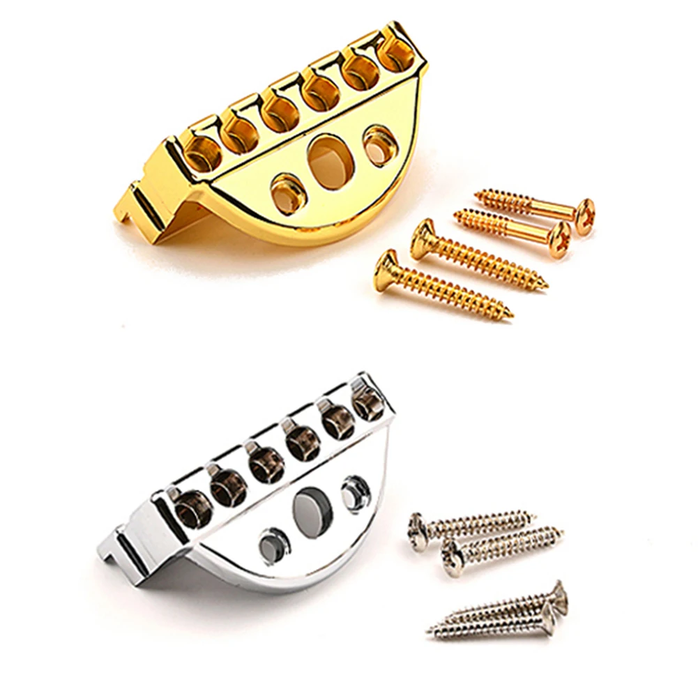 

Electric Guitar String Locking Nut with Mounting Screws 42mm Zinc Alloy Guitar Bridge Locking String Nuts with Screws