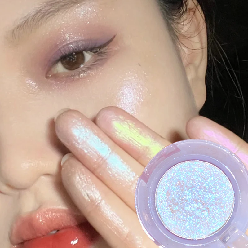 

Potato Texture Glitter Eyeshadow Palette Pearlescent Diamond Monochrome Highlighter Powder Brighten Shiny Eyes Makeup Cosmetics