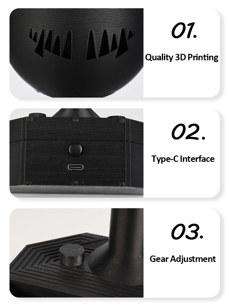 3D печать привидение увлажнитель USB зарядка Карманный Монстр призрак атомайзер Elf