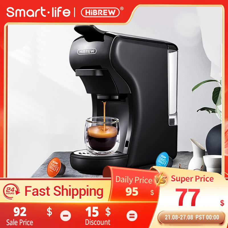 Hibrew H1A Coffee Machine hot&cold 4 in 1, compatible with m
