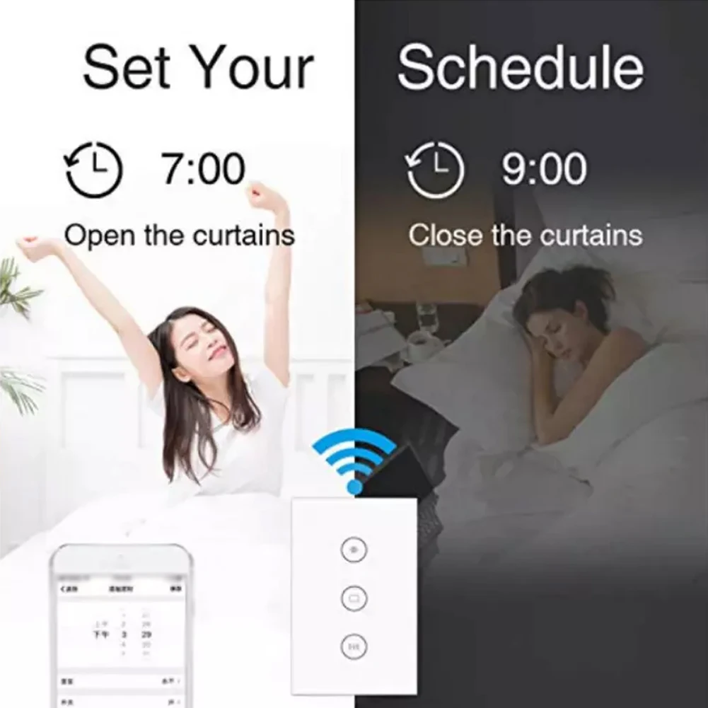 Интеллектуальный модуль занавесок QS-WIFI-CP03 Tuya Wi-Fi для рулонных жалюзи двигатель