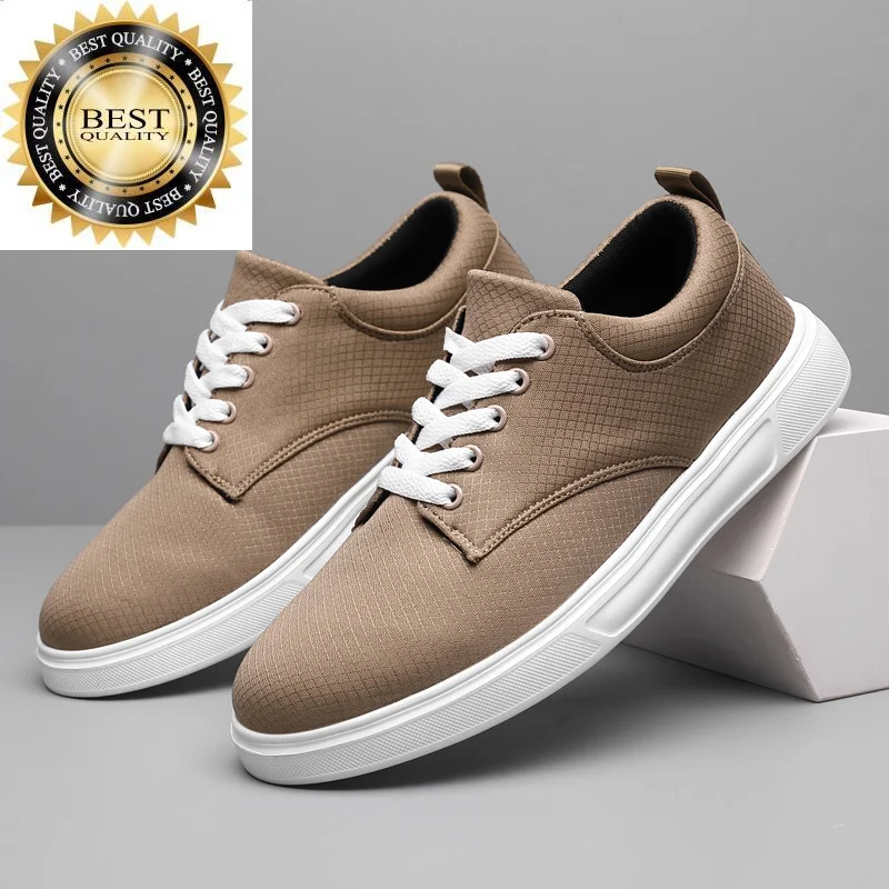 

Мужские классические туфли, дышащие холщовые легкие, повседневная обувь на плоской подошве, большие размеры 47