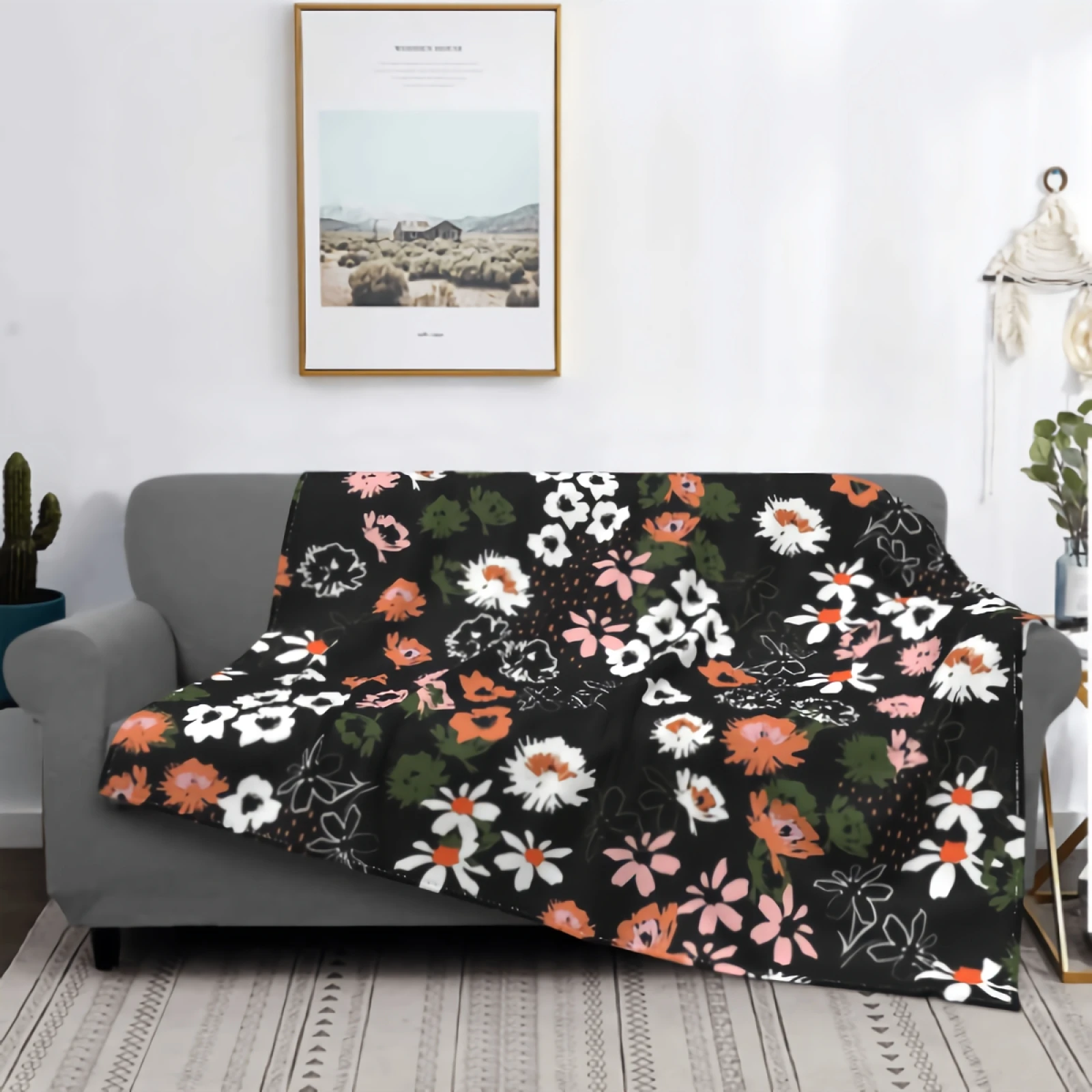 

Красочное цветочное одеяло, диван, Красивое Одеяло, супер мягкое пушистое теплое уютное Фланелевое Флисовое одеяло для кровати