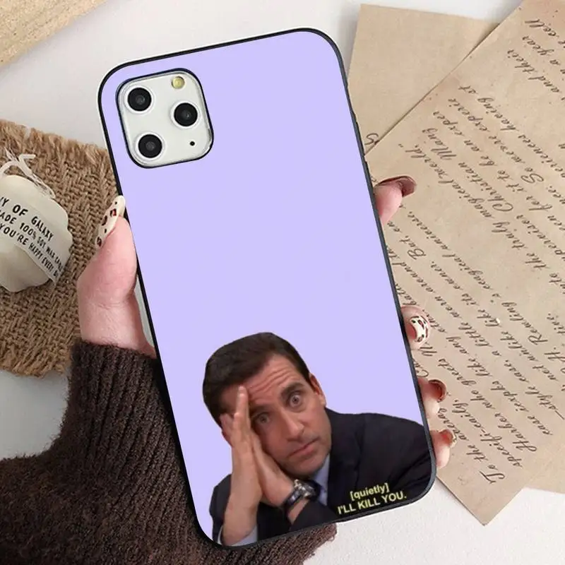 maiyaca michael scott the office phone case for iphone 11 12 13 mini pro xs max 8 7 6 6s plus x 5s se 2020 xr case free global shipping