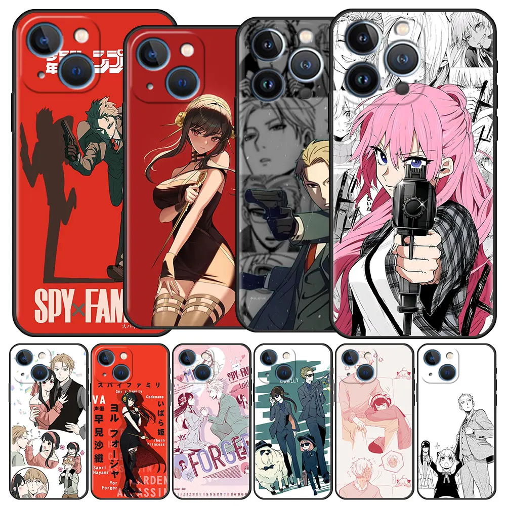 

Anime Spy Family Ania TPU Case For Apple iPhone 13 11 12 Pro 7 XR X XS Max 8 6 6S Plus 5 5S SE 2022 13Pro Soft Phone Funda