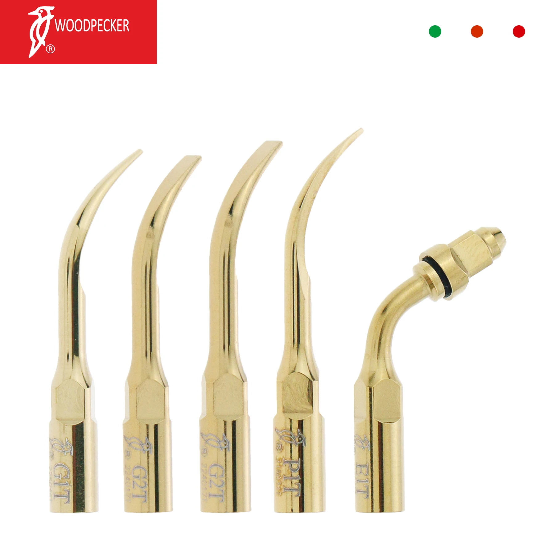

Woodpecker G1T G2T G4T P1T E1T Dental Tips Scaling Endo Piezo Fit UDS EMS Ultrasonic Scaler