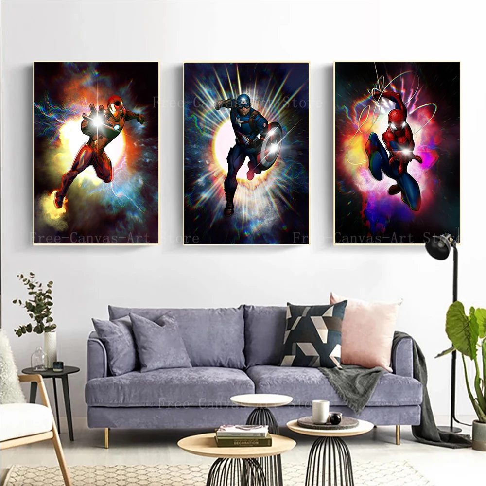 Картина на стену из мультфильма Marvel |