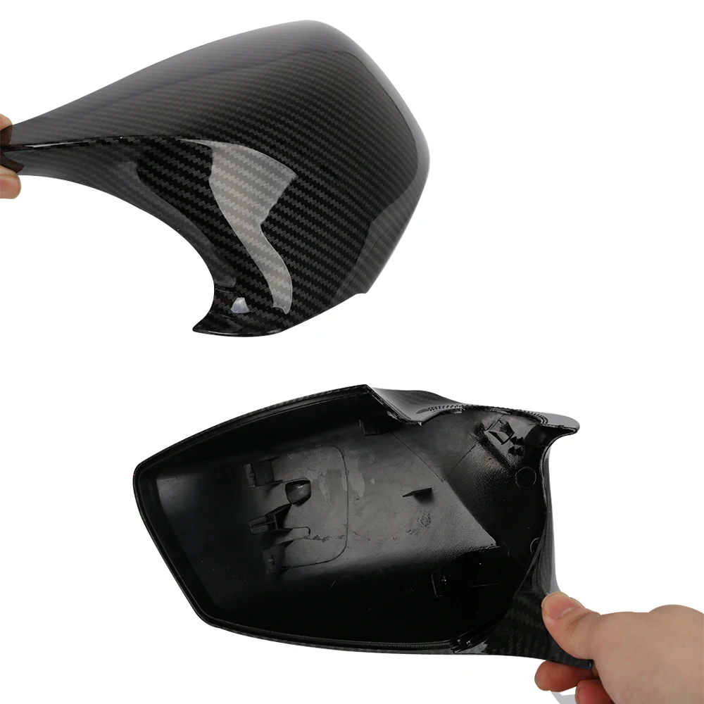 

Carbon Fiber Style Side Wing Protect Frame Covers for BMW 5 Series F10 F11 2010-2013 Car Rearview Mirror Cover 2 Pieces