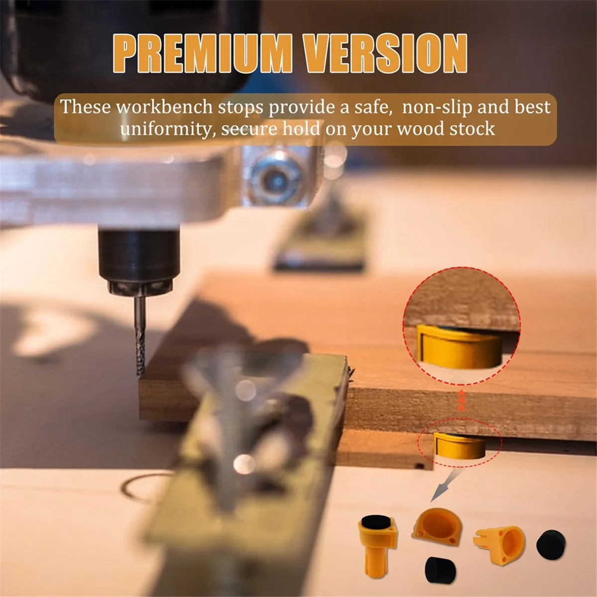 12 шт. Стопорные стопоры для тормозов верстака 19 мм столешница собаки стола
