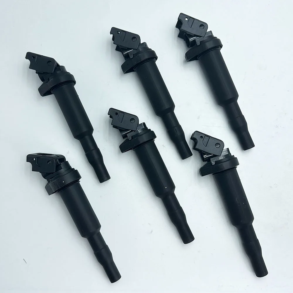 Совершенно новые 6 шт. 0221504470 катушки зажигания 12138616153 12137594937 221504470 для B-MW 325i 328i 525i