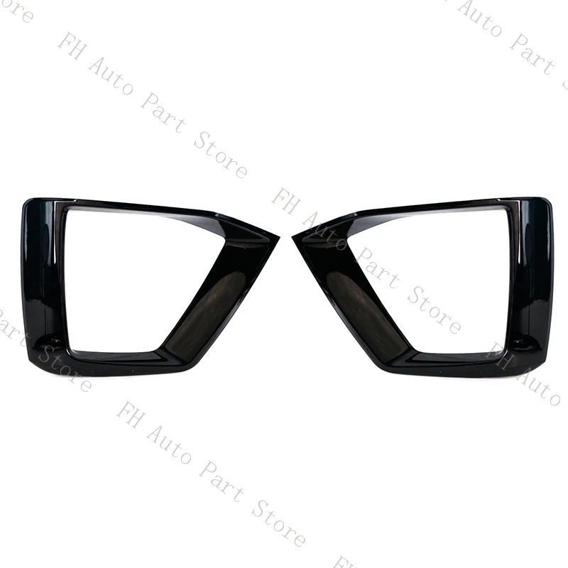 

2 шт. для Audi A5 S5 2020 2021 2022 автомобильный передний бампер, противотуманная лампа, черная отделка, крышка рамы, крышка, крышка, капот