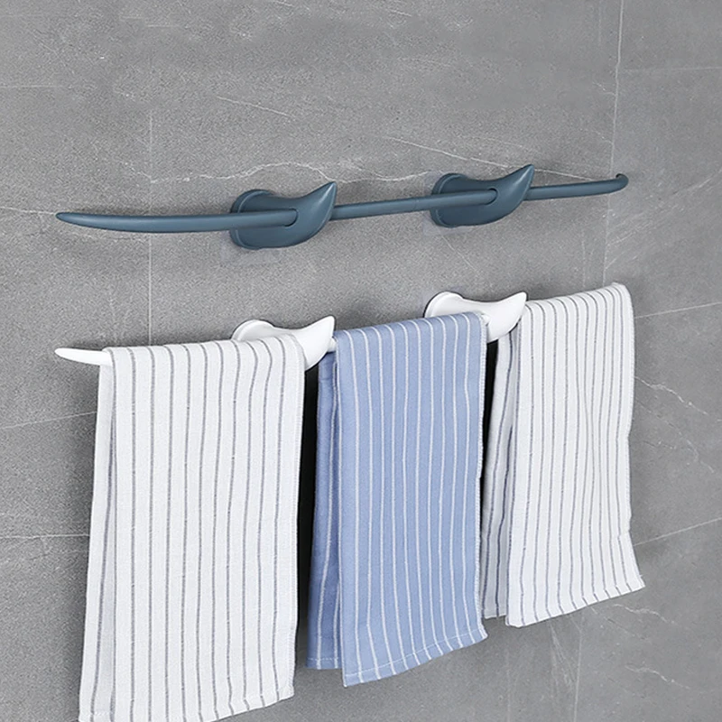 

Towel Bar Wall-mounted Bathroom Towel Organizer Storage Rack Does Not Take Up Space Towels Rack for Bathroom Accessories
