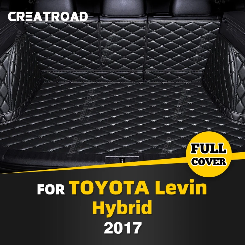 

Автомобильный коврик для багажника с полным покрытием для Toyota Levin Hybrid 2017, Накладка для багажника автомобиля, подкладка для груза, защитные аксессуары для интерьера