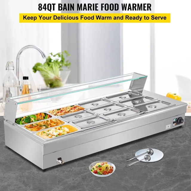 small order electric food warmer counter