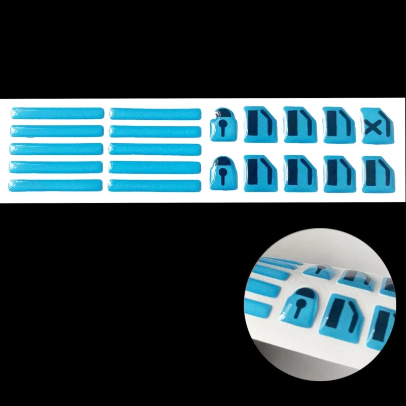 Lift Button Stickers Luminous Repair Decal Car Door Window Personal Auto Element T21E |