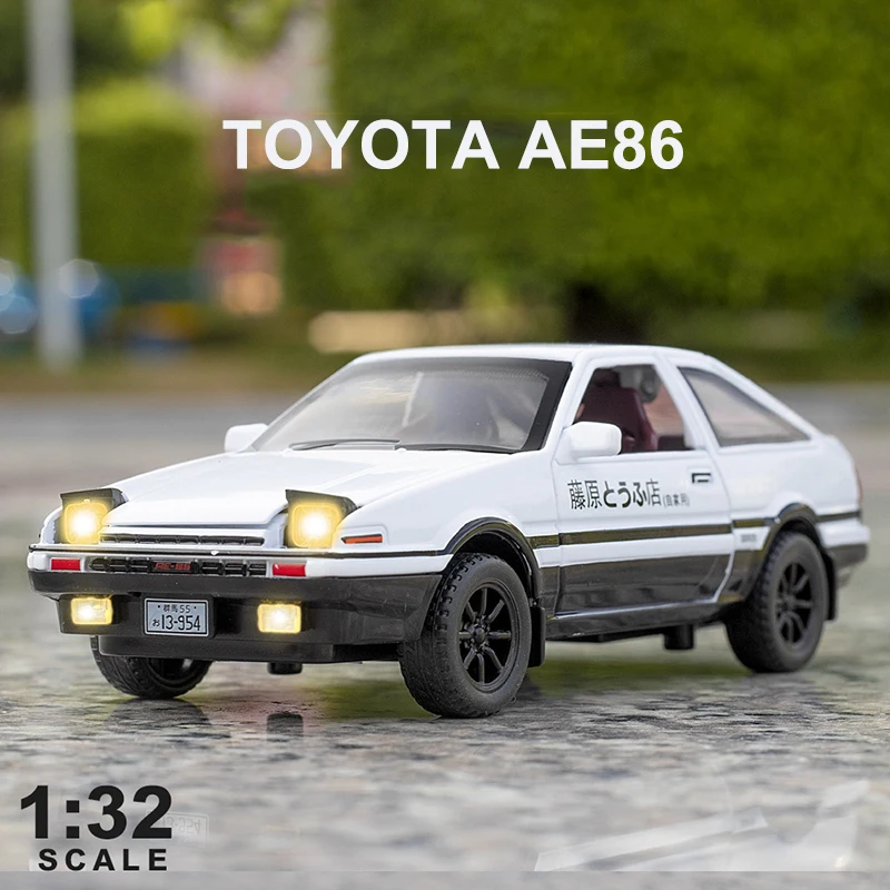 

1/32 Toyota AE86 Alloy Car Diecasts & Toy Vehicles Car Model four Doors Can Opened Miniature Scale Model Car Toys For Children