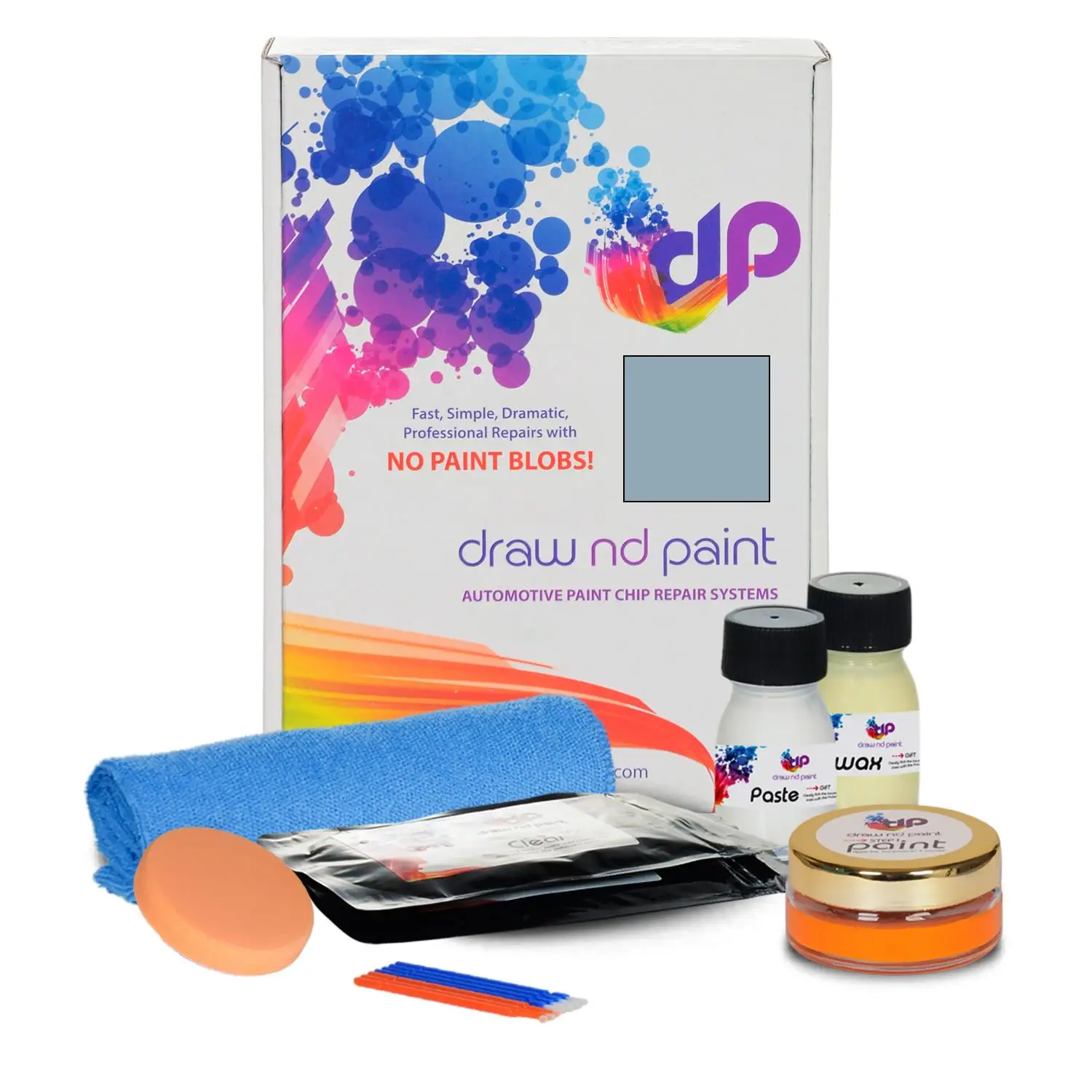 

DrawndPaint compatible with Chevrolet Automotive Touch Up Paint - LIGHT OPAL WA241L - Essential Care