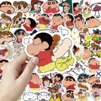 60120pcs crayon shin chan anime cartoon cute mobile phone case water cup decorative material waterproof sticker