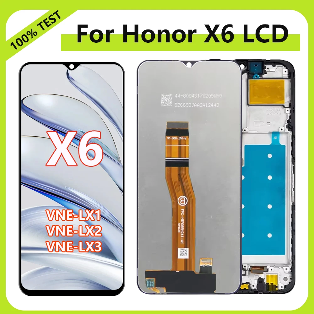 ЖК-дисплей Surper Screen X6 для Honor VNE-LX1 VNE-LX2 VNE-LX3 дигитайзер сенсорного экрана с рамкой