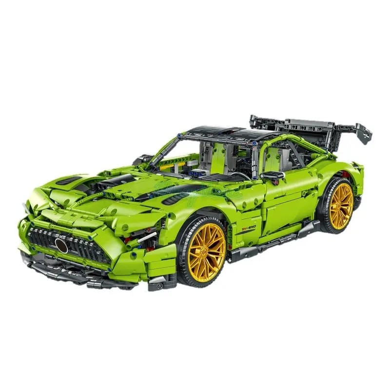 

GT R 1:8 AMG Black Series F10001 Fast Racing Car Model Building Bricks Blocks MOC Technical Set Toy Christmas Gift For Boy Kids