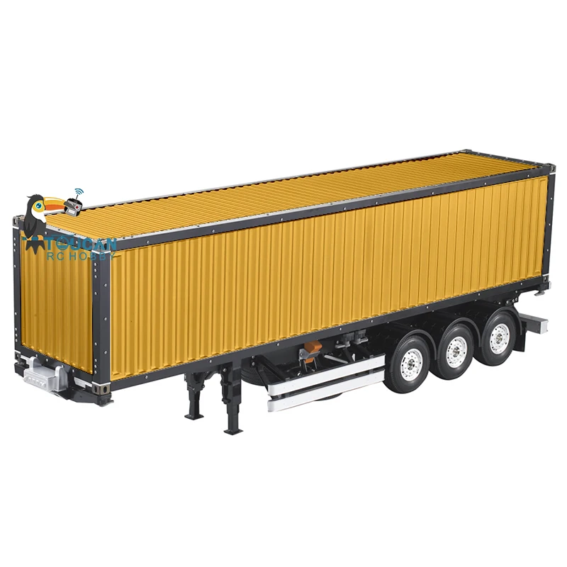 

1/14 RC Hercules 40ft Container Chassis Semi KIT Truck Tractor Trailer Painted Toucan Model THZH0414-SMT8