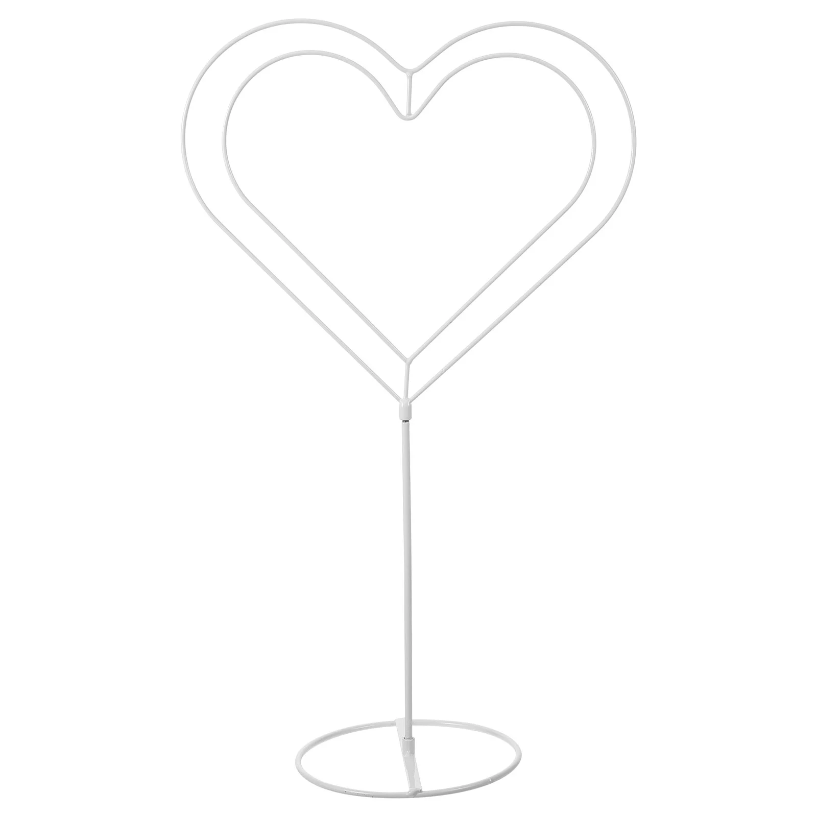 

Ballon Stand Metal Centerpiece Heart Frame White Party Wedding Decorations Tables