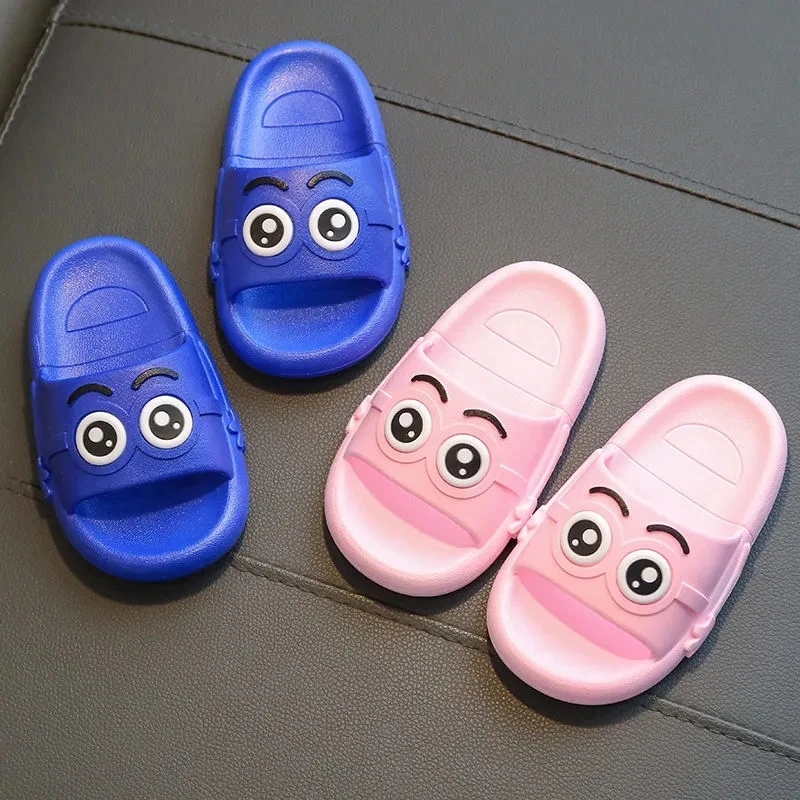 

Fashion Girls Slippers for Babi Flip-flops New Sandal Infantil House Slippers for Children Non-slip Bath Shoes