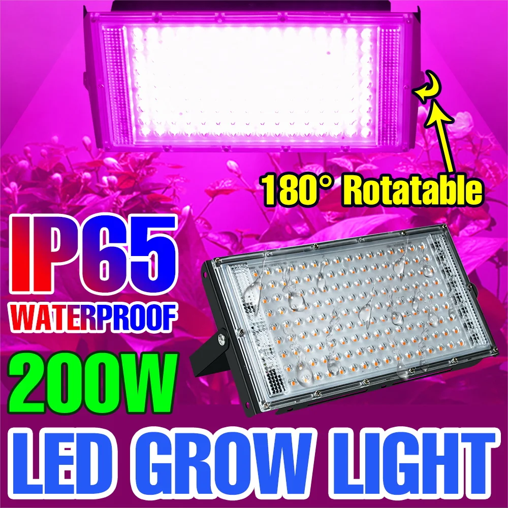 

LED Grow Light Full Spectrum Phytolamp Greenhouse Tent Plants Cultivation Lamp For Seedlings Indoor Flower Seeds Growing Light