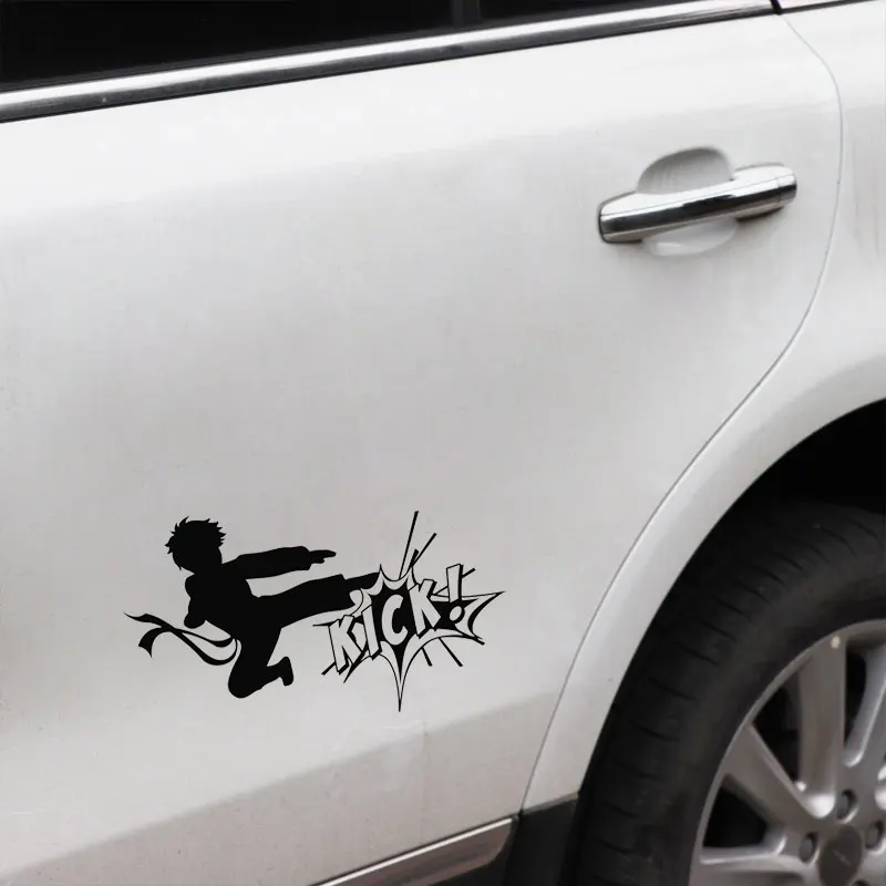 Крутой Каратэ Мальчик боевые искусства автостайлинг Автомобильная Наклейка