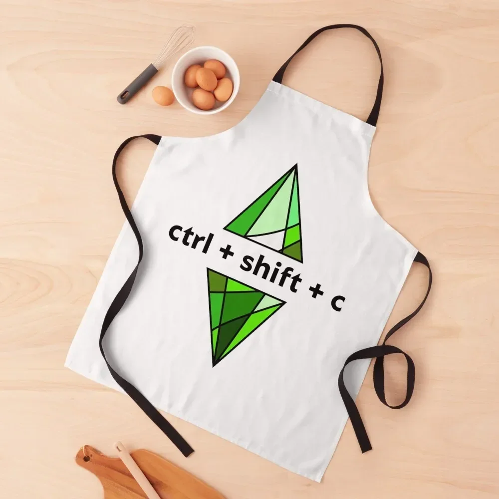 Фартук The Sims 4– Ctrl+shift+c Plumbob мужской фартук для барбекю предметы домашнего обихода