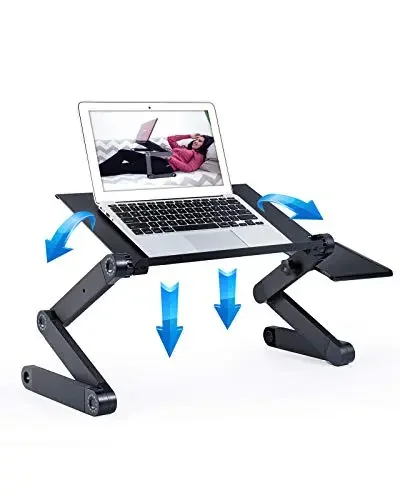 

NEW2023 Adjustable laptop table rack portable aluminum ergonomic laptop table rack TV bed sofa laptop table rack